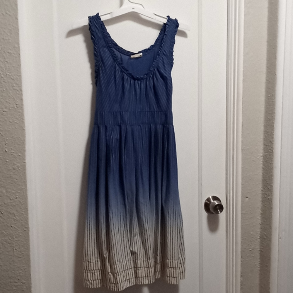 Converse blue pinstriped summer dress